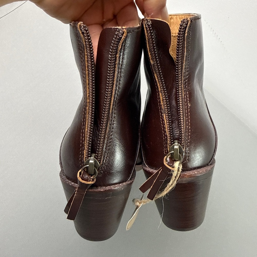 Sofft Aqua Marley Waterproof Leather Ankle Boots Womens 9M NWT Chocolate Brown - Picture 6 of 16